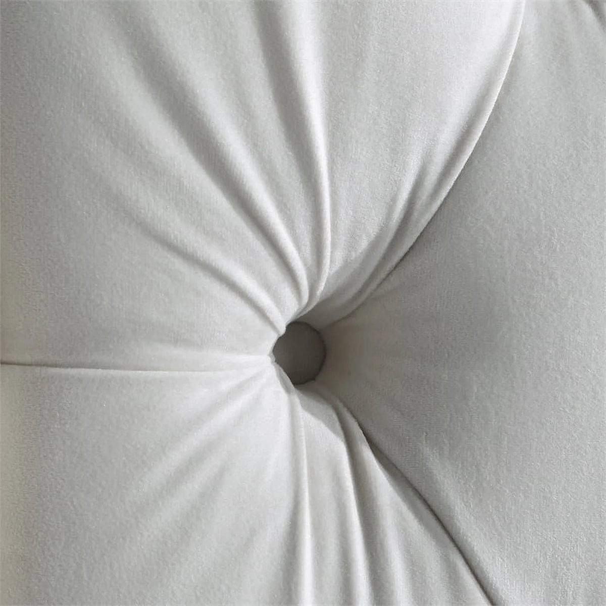 Cream Velvet Queen Bed J907436