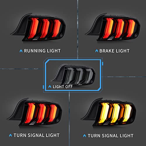 LED Rear Lights with Sequential Amber/Red Turn Signal Z4776