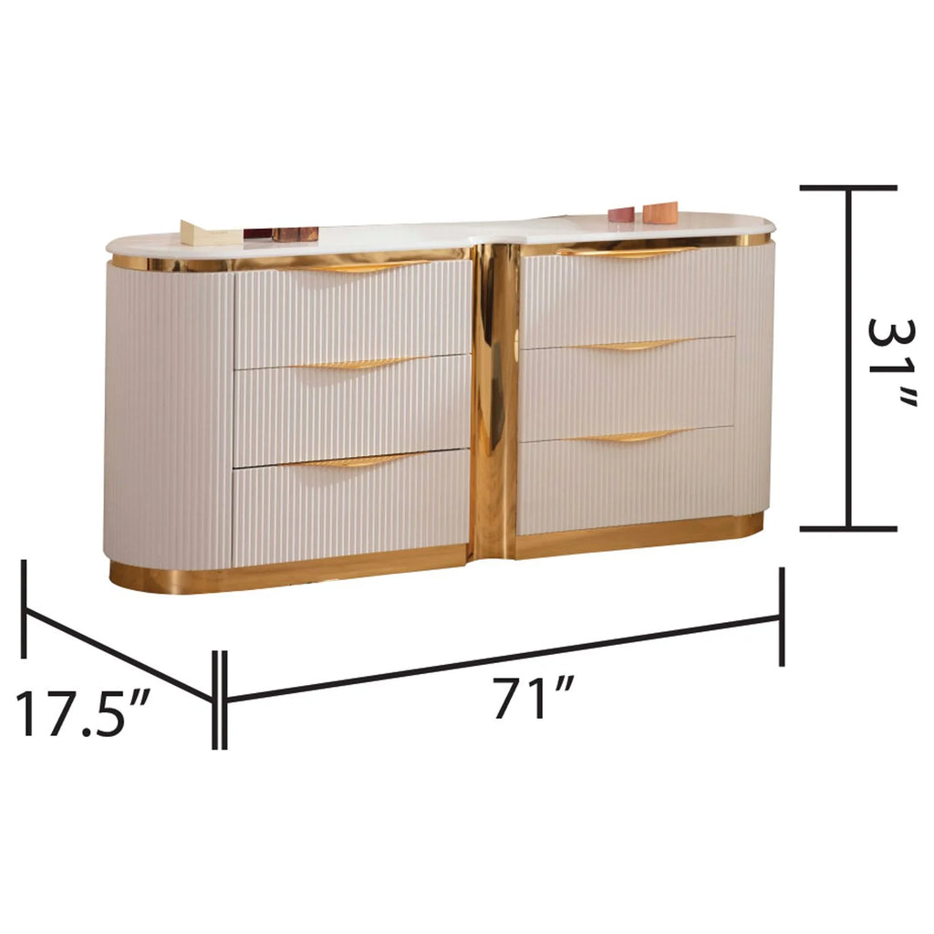 White Wood Dresser T238113