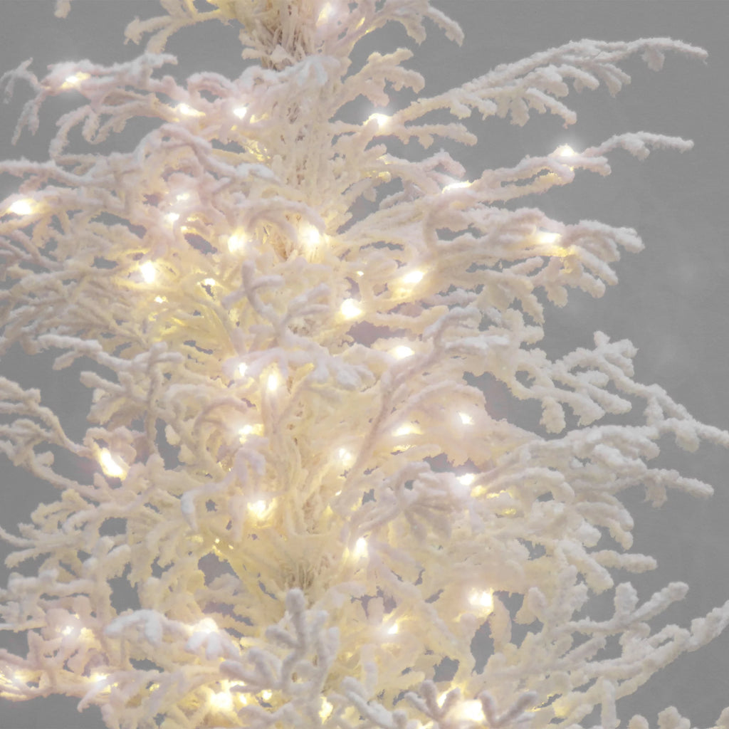 Pre-Lit Coral Artificial Tree with Warm White LED Lights 48in V336