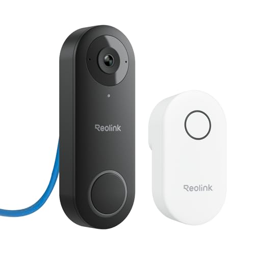 2K PoE Video Doorbell Camera with Chime T5282