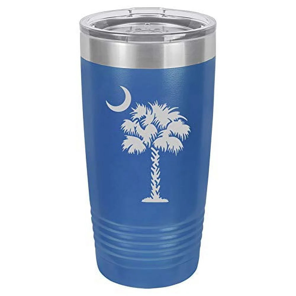 Blue 20 oz Stainless Steel Vacuum Insulated Tumbler K731423