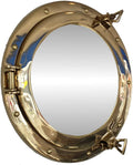 Brass Porthole Mirror 12 in. F996068