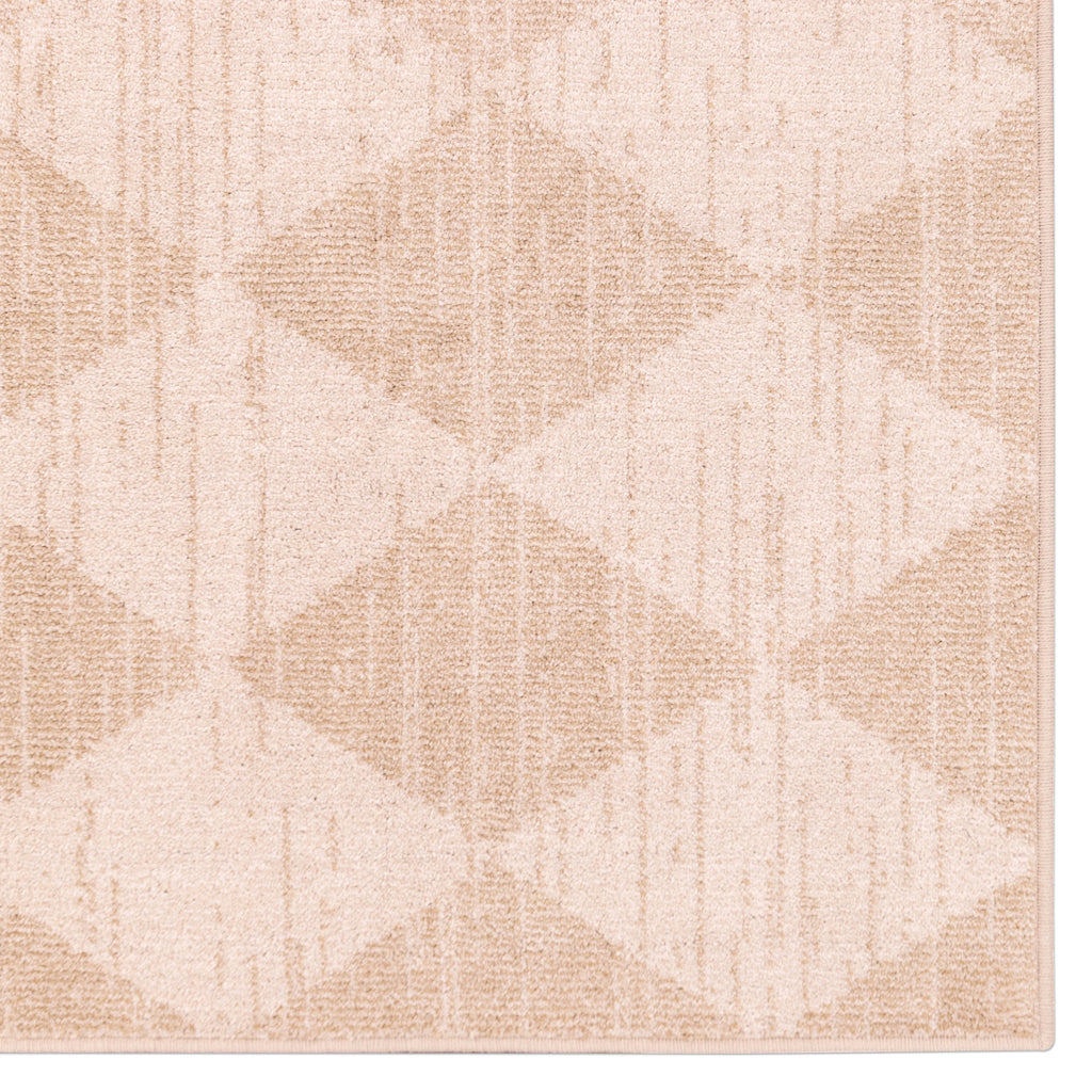 Beige Geometric Area Rug N589351