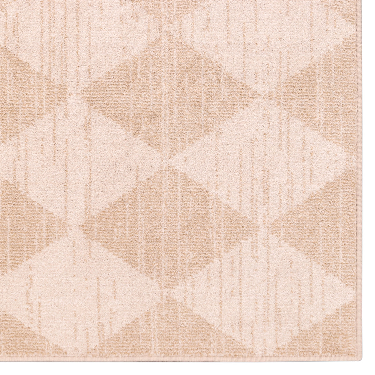 Beige Geometric Area Rug N589351