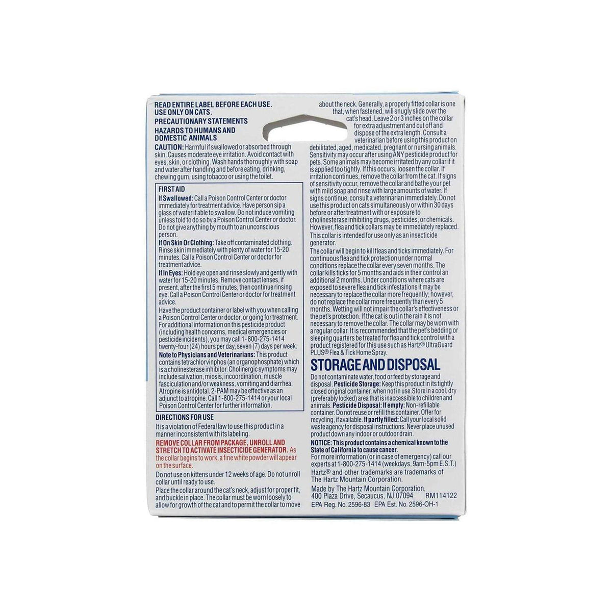 Flea & Tick Collar for Cats & Kittens M380315