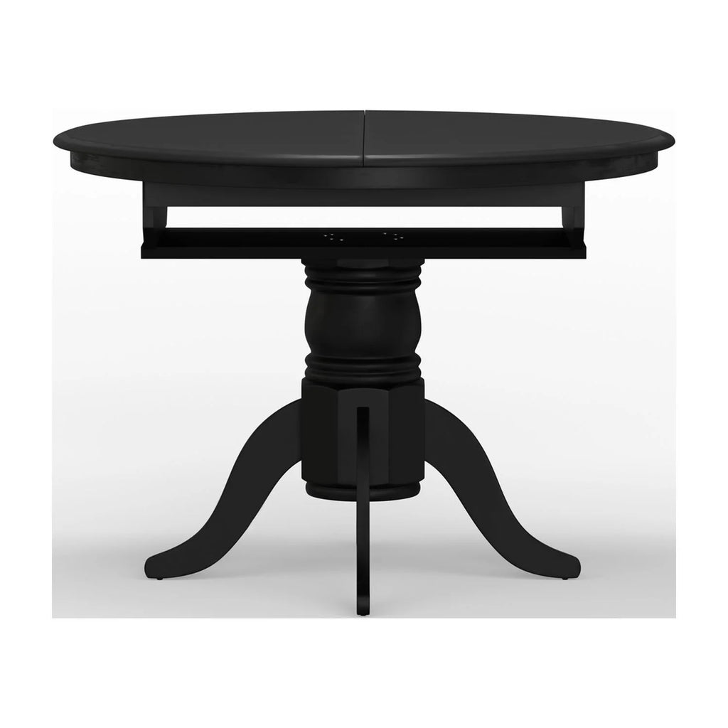 Single Pedestal Dining Table with Butterfly Leaf D77777