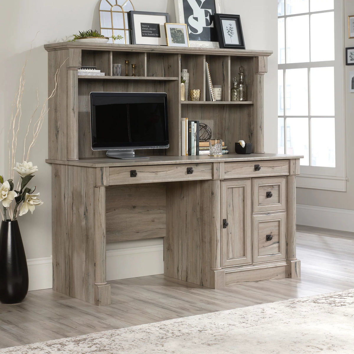 Computer Desk With Hutch I2613