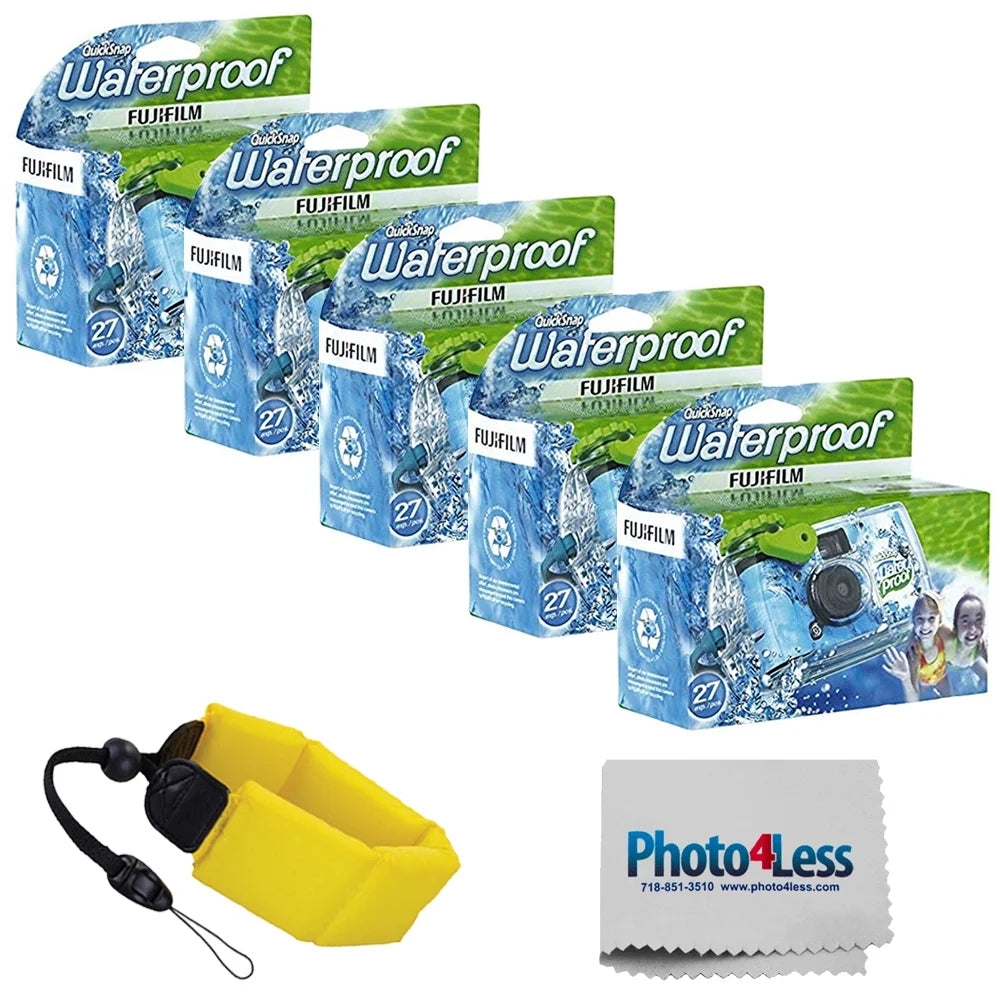 Waterproof 35mm Single Use Camera 5 pack D702234