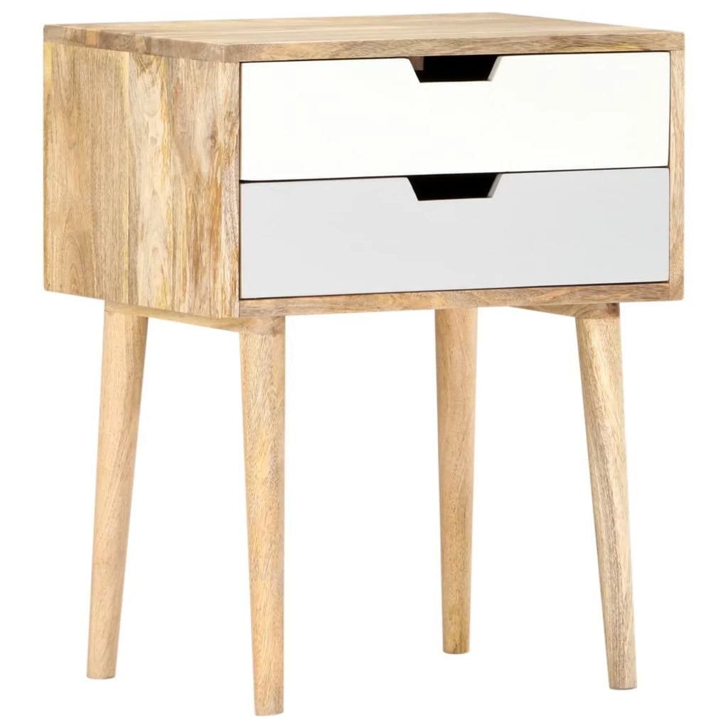 Solid Mango Wood Bedside Cabinet X35239