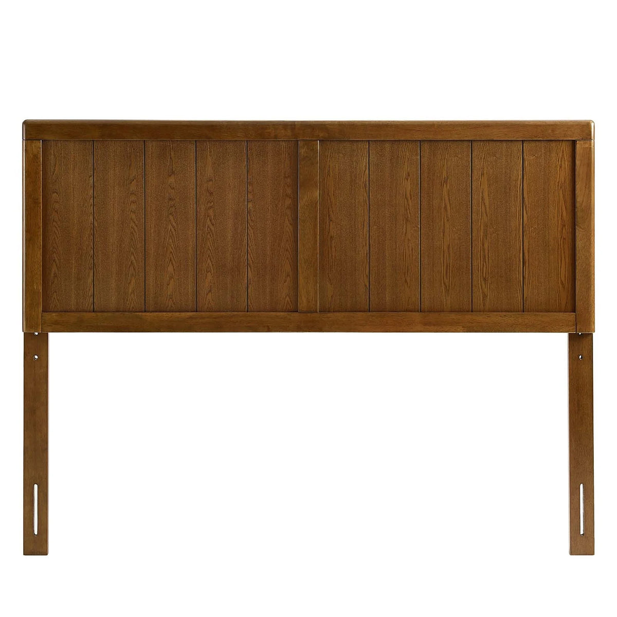 Queen Size Walnut Wooden Headboard K413