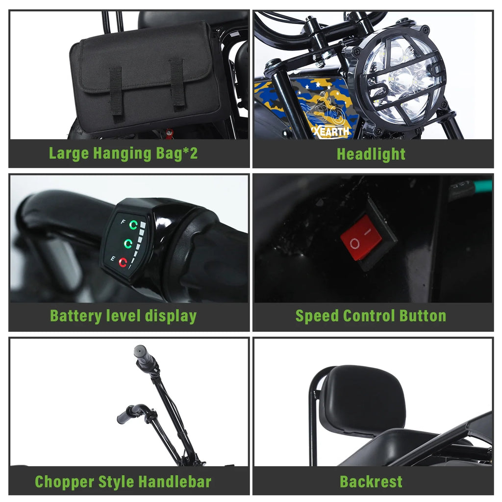 36V 1000W Camo Electric Mini Bike G25306