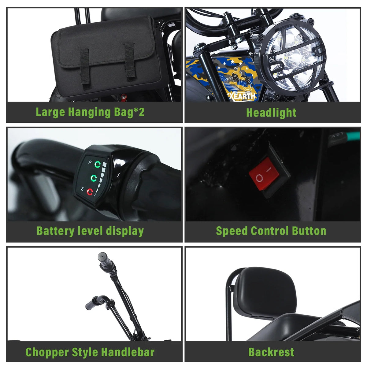 36V 1000W Camo Electric Mini Bike G25306