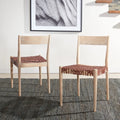 Cognac Natural Dining Chair Set of 2 I333232