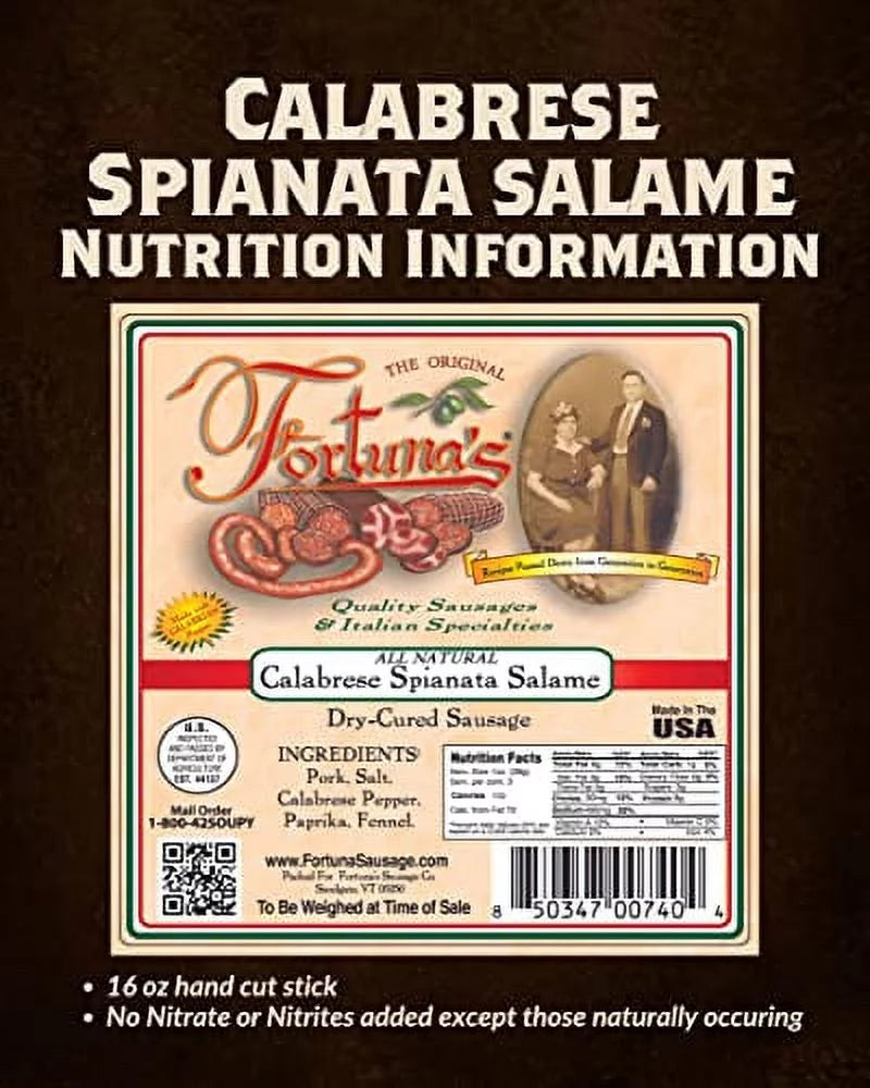 Spicy Gluten-Free Nitrate-Free Pork Salame V509919