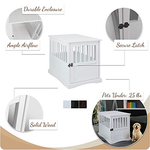 Wooden Medium Pet Crate End Table T797