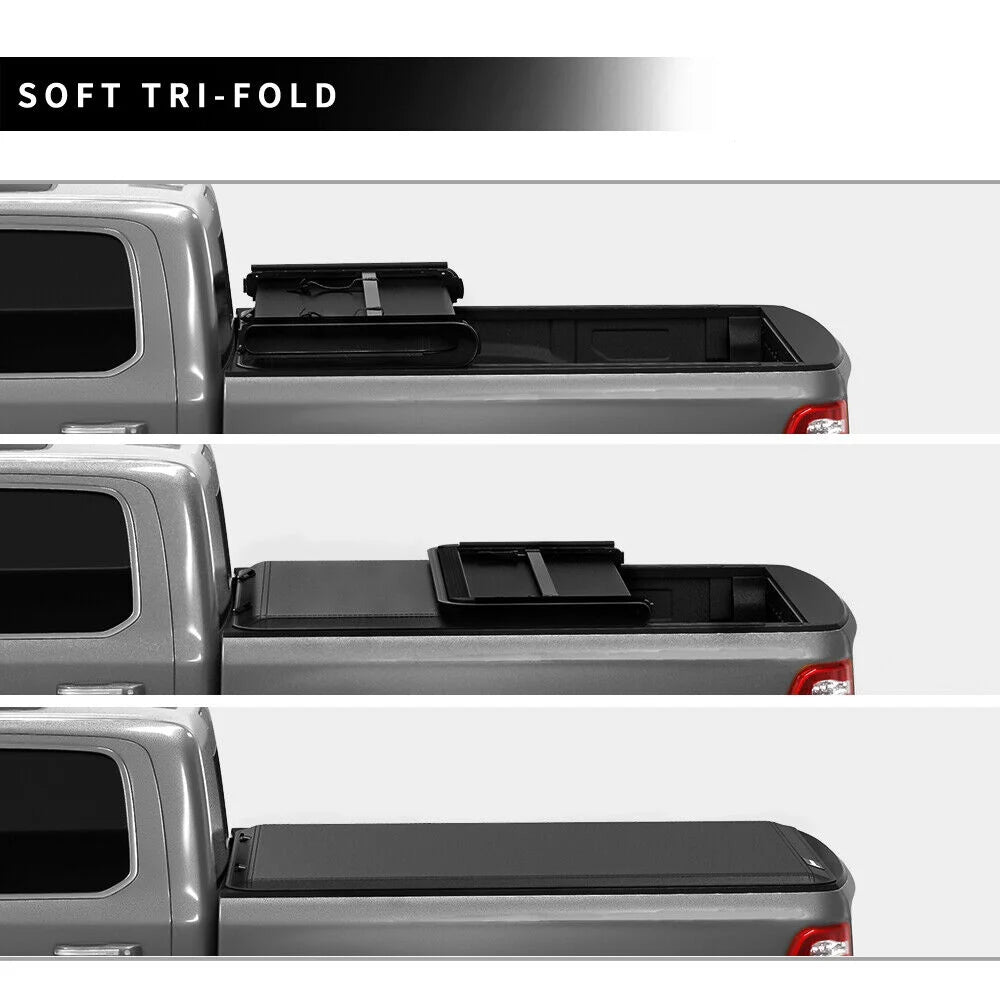5 ft Soft Tri Fold Truck Bed Tonneau Cover A8424