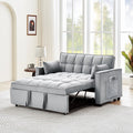 Black Velvet 3 in 1 Sleeper Sofa Bed L68150