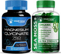 Magnesium Glycinate Capsules 750mg Sea Moss Gummies 3200mg S601