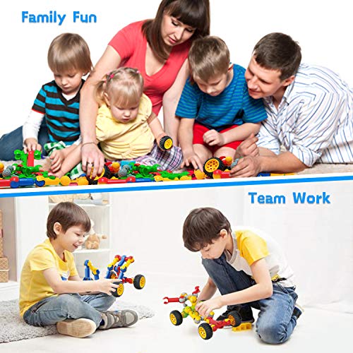 170 Pcs Building Blocks STEM Toys with Toy Box Storage H471