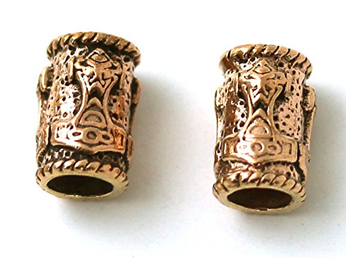 Bronze Beard Beads Rings R666684