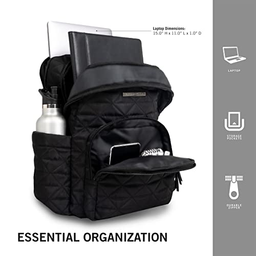 Black 20-Inch Hardside Expandable Spinner Luggage Y970