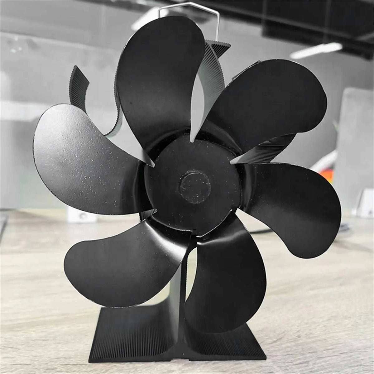 Wood Stove Fan 6 Blades Heat Powered Z848