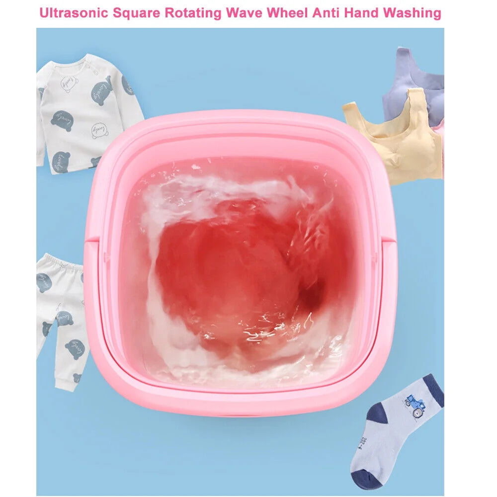 Foldable Clothes Washer with Dryer Bucket D293