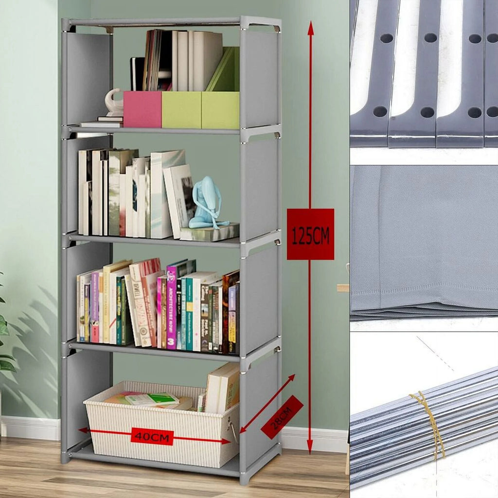 4 Tier Wood Bookcase T13732