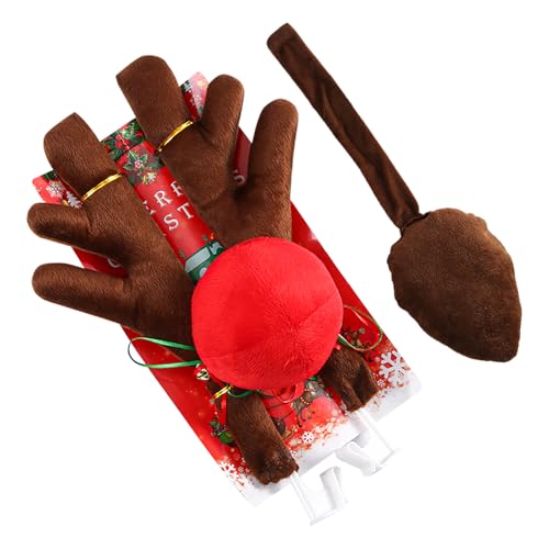 Reindeer Car Decoration Kit with Nose & Antlers N7549
