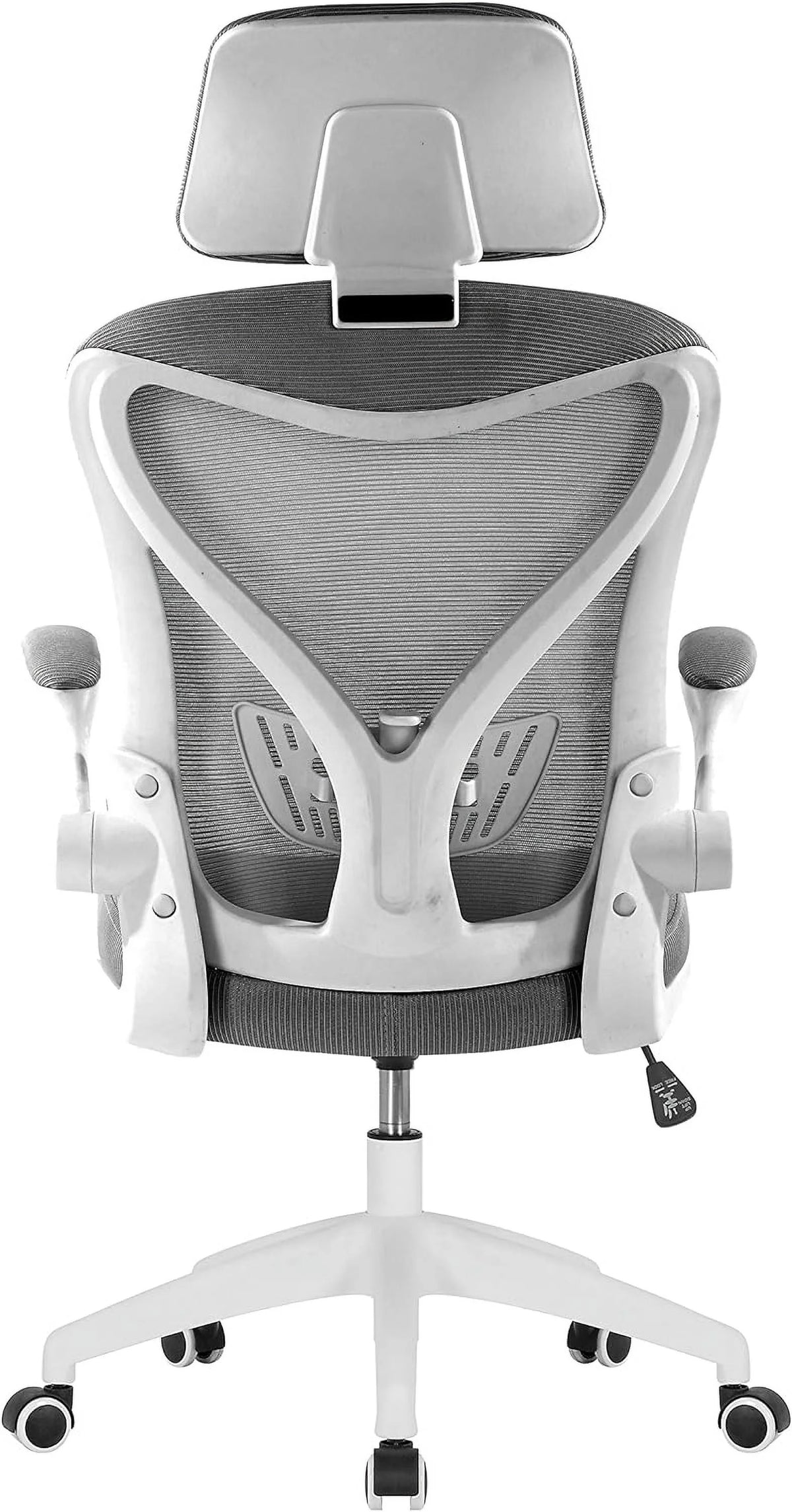 Office Chair with Headrest, Mesh Back, Armrests and Adjustable Seat with Wheels W949983