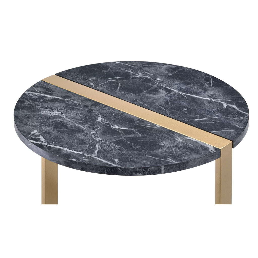18-inch Faux Marble Side Table K7513
