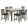 White 7PC Counter Height Dining Set O4069